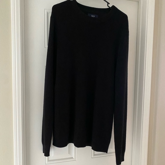 Mens Nordstrom 1901 crewneck black sweater size Large - Picture 7 of 7